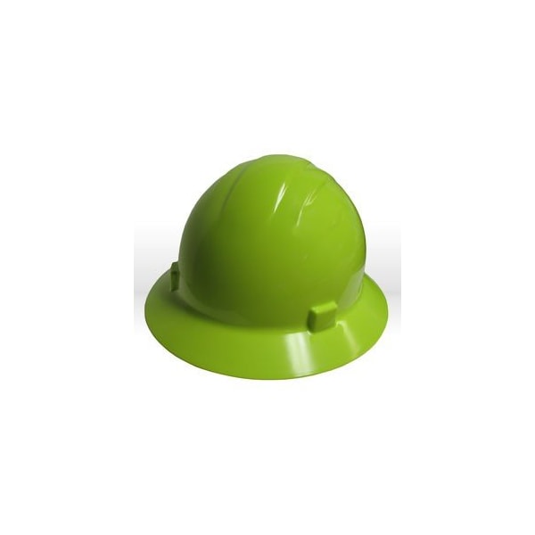 Erb Americana Full Brim Safety Helmets HAT STYLE, 4-PT NYLON SUSPENSION w/SLIDE-LOCK ADJUSTMENT, Yellow 19202 - main